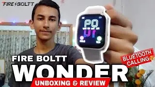Fire-Boltt Wonder Smartwatch Unboxing & Review ⚡ Best Bluetooth Calling Smartwatch