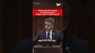Matecki nie wytrzymał po słowach Śliza: Ziobro wr&oacute;ci i wam pokaże #polityka #polska #sejm