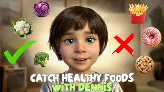 Healthy vs. Unhealthy Foods Game for Kids with Dennis | Making Healthy Food Choices