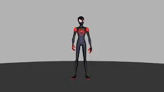 3D animate practice : Miles morales animated test