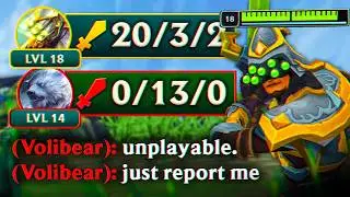 HOW A MASTER YI TOP MADE VOLIBEAR GO 0/13/0
