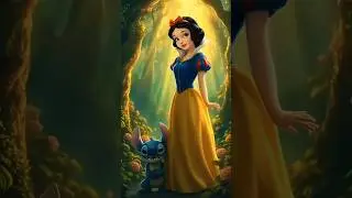 Amazing Disney Princesses And Stitch Fusion #hybridart #Fusion #hybird #aiart