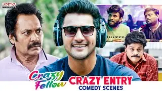 Crazy Fellow Movie Comedy Scenes | Aadi Saikumar, Digangana Suryavanshi, Mirnaa Menon | Telugu Movie