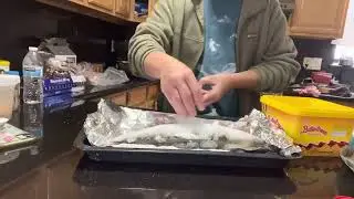 TTT Cooking Shad Fish in the oven