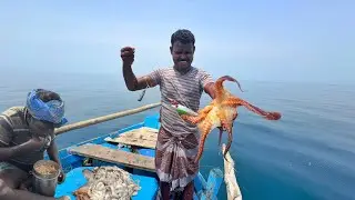 OMG 😱 DANGEROUS OCTOPUS CATCHES 💢 INDIAN FISHING ADVENTURE 🤩 MONSTER CATCHES