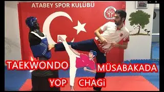 TAEKWONDO / M&Uuml;SABAKADA YOPCHAGİ TEKNİĞİ NASIL HIZLI YAPILIR EN POP&Uuml;LER TEKNİK