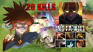 Insane hard Carry Marci Full items pro gameplay - Godadico Dota