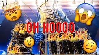 Burning bitcoin mining farm! immersion cooling will save your mining?