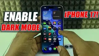 как включить темный режим на iPhone 17/17 pro max?