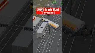 Jaipur Highway Truck Blast 😔 #shorts