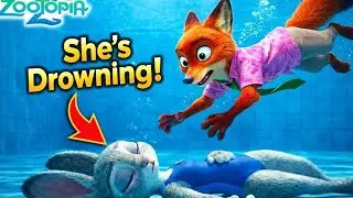 She&rsquo;s Drowning! 😱 Nick Rushes to Save Judy | Zootopia