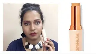 MAKEUP REVOLUTION FAST BASE STICK FOUNDATION INDIA 2018 /THE BEST DRUGSTORE  FOUNDATION STICK INDIA