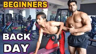 BEGINNERS BACK WORKOUT WITH  COMPLETE GUIDANCE| TUESDAY BACK DAY| BADRI FITNESS