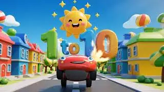 Learn to Count 1 to 10with Vehicles!  🚂✈️ | Counting Song for Kids | Fun Numbers SongCount 1 to10