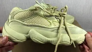 Adidas Yeezy 500 Super Moon Yellow Unboxing And Review