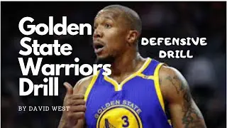 Golden State Warriors Defensive Rotation Drill | Directed by David West