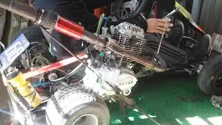 Test kart motor kayak 150 cc