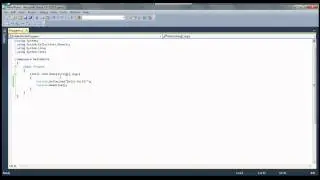 C# Tutorial 2 - Our First Program!