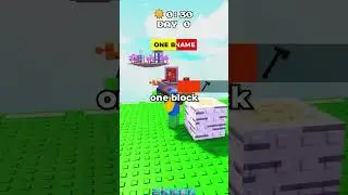 Game Name: One Block #roblox