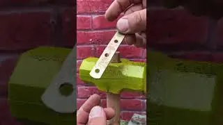 The angle bracket that saved a sledgehammer on site #USAConstruction #JobsiteHack #ImprovisedFix