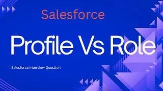 Difference Between Profile and Role in Salesforce | Admin Interview Question
