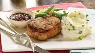 Рецепт свинины с гранатовым соусом