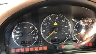 2002 Mercedes ML320 W163 gauge cluster reset.