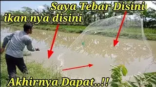 AWALNYA RAGU ‼️ SETELAH DI TEBAR, JALA IKAN DI SUNGAI, SATU PERSATU MULAI ADA PENAMPAKAN HASIL NYA.