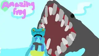 Amazing Frog Gameplay Ep11: Rematch with the Megalodon: Ultimate Jet Ski Chase & Epic Battle! ANAVTV