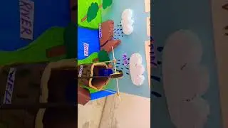 3d model of source of water #school #schoolmodel #projects #3dmodel