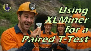 Using XLMiner to Perform a Paired T-Test