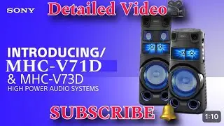 Sony Best Party Speaker | MHC-V71D detailed video | HIDDEN FEATURES & AUDIO SETTINGS | IN HINDI