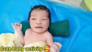 Tiny Hands Moving Gently | Peaceful Baby Moments 🤍👶!#cutebaby 