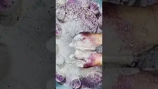 Squeaky Glitter PJ crush #viral #oddlysatisfying #asmr #satisfying #fyp #shorts #gym
