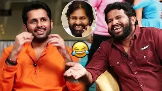 Hyper Aadi HILARIOUS Funny interview With Nithiin | Extra Ordinary Man Movie| Sreeleela
