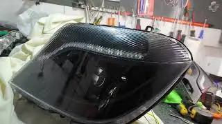 Zobacz jak świeci przerobiona lampa na #biled #laser w #Mercedes #sprinter 