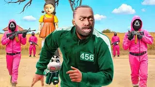 FRANKLIN playing SQUID GAME in Indian Bike Driving 3D! | GTA5
