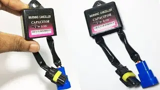 How to install Warning Error Canceller Capacitor Anti flicker Xenon HID Light