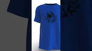 FANTUCCI Unisex Cool T-Shirts | Shiva Shark T-Shirt | 100% Cotton