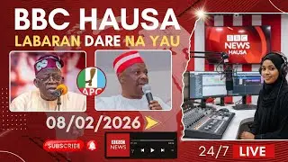 BBC Hausa Labaran yau na dare 08-02-2026 