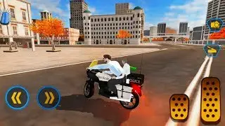 US Police Motor Bike Chase City: Policeman Simulator - Android Gameplay