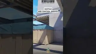 Vertigo MUST KNOW Mid control smokes from one position #cs2 #cs2vertigo #vertigosmokes #vertigoguide