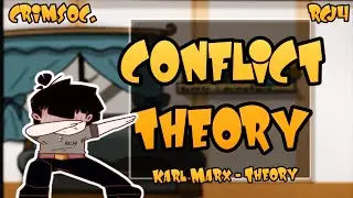 CONFLICT THEORY - KARL MARX  / Criminology / TAGALOG