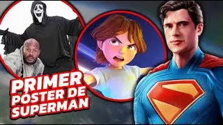 PRIMER P&Oacute;STER de SUPERMAN, SCARY MOVIE 6, SERIE animada de MESSI, MORBIUS fue RENTABLE, M3GAN 2.0