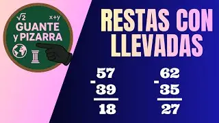 Restas con llevadas para primaria 🖐️✏️ | Ejemplos fáciles