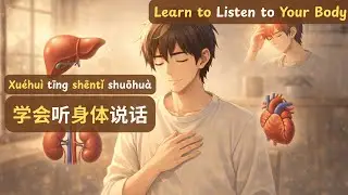 Chinese Listening | Learn to Listen to Your Body | 学会听身体说话 | Xuéhuì tīng shēntǐ shuōhuà | HSK