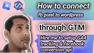 Connect fb pixel to wordpress through GTM | install fb pixel on wordpress by Google tag manager