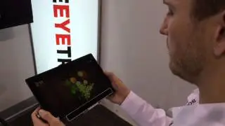 Playing Fruit Ninja With Eye Control