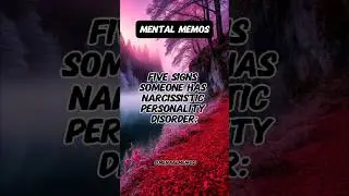Signs Someone Has Narcissistic Personality Disorder: #shorts