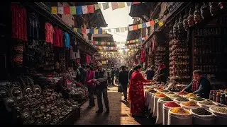 Exploring Kathmandu: A Local Shopping Market Adventure #kathmandu #shopping #travelvlog